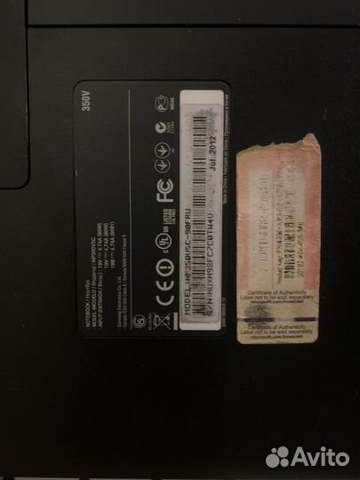 Ноутбук samsung NP350V5C