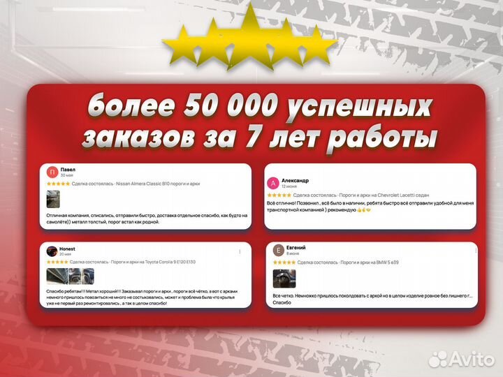 Ремонтные пороги и арки для Dodge Изобильный