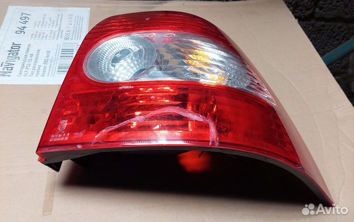 Фонарь задний правый приора