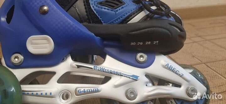 Роликовые коньки детские раздвижные