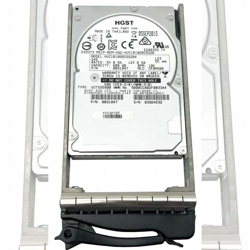 [111-01127] Жесткий Диск Network Appliance 600gb 100 111-01127