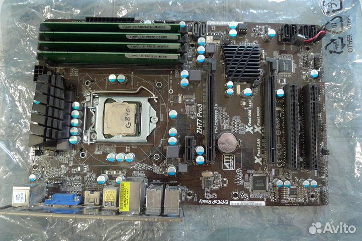 Материнская плата Asrock ZH77Pro 1155