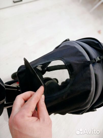 Прогулочная коляска велосипед с надувными колесами