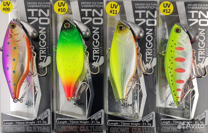 Раттлин Jackall Trigon 70 40 цветов