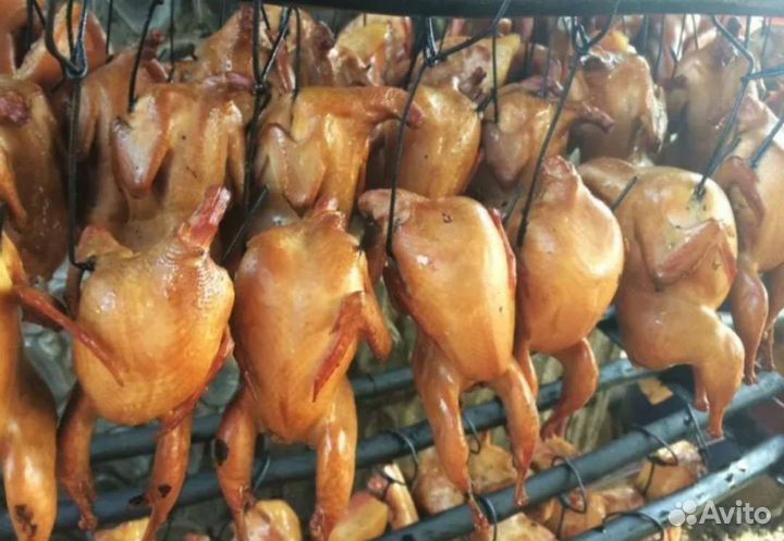 Перепела копчёные (горячего,холодного копчения)