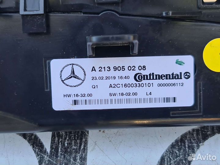 Блок управления климатом Mercedes W213