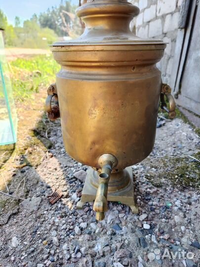 Самовар угольный старинный