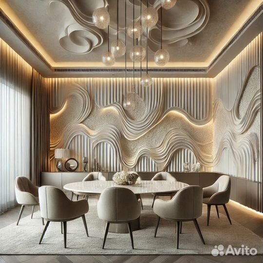 Дизайнерские 3D панели для стильных интерьеров