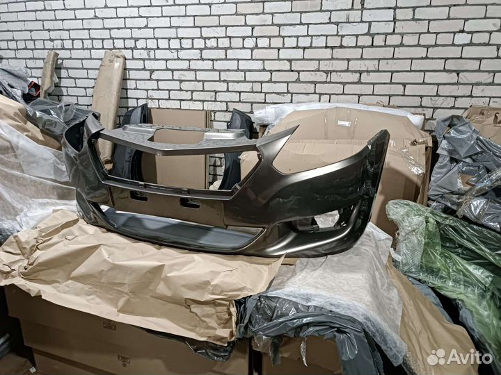 Бампер передний datsun он до золотисто коричневый