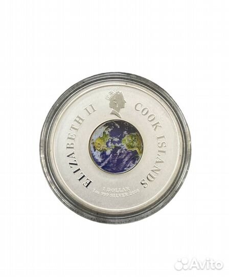 Монета 1 доллар 2007 Юрий гагарин