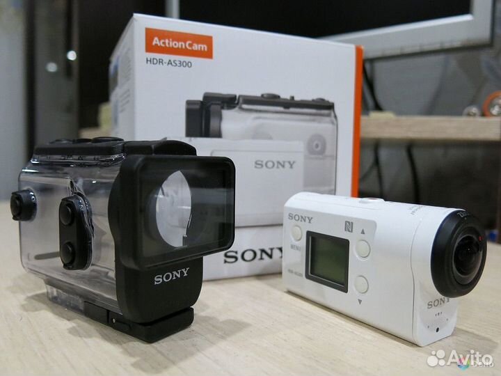 Экшн камера sony hdr as300