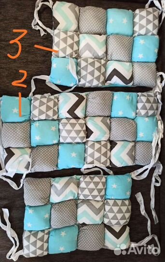 Бортики на кроватку