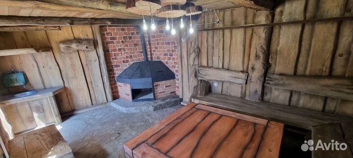 Беседка с мангалом 