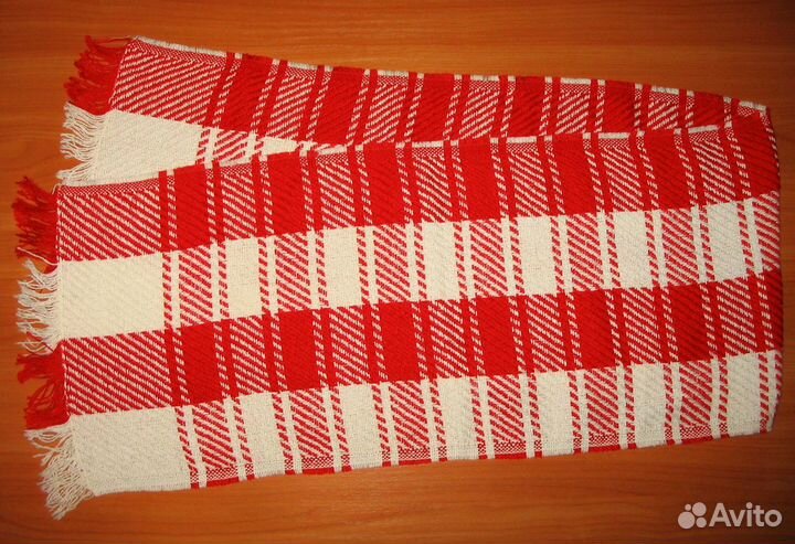 Шарф-кашне СССР (полушерсть) тканый