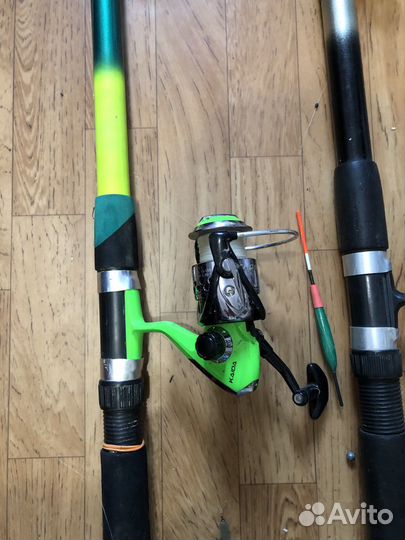 Спининг с катушкой бу