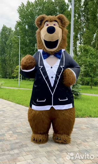 Огромный ростовой медведь 2,7,метра