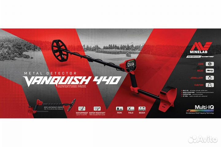 Металлодетектор minelab vanquish 440