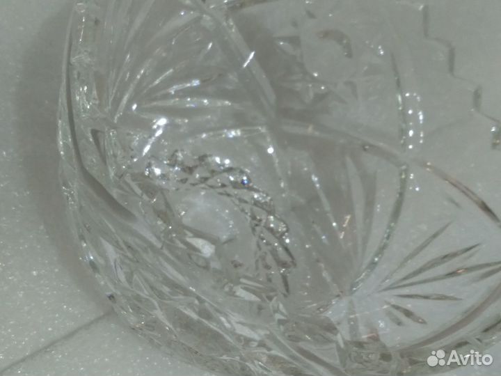 Бокалы, стопка, вазочка хрусталь