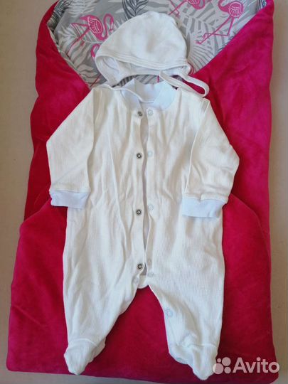 Конверт одеяло на выписку лето