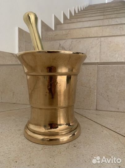 Ступка с пестиком медная