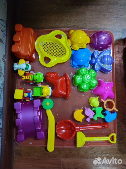 Кинетический песок с песочницей