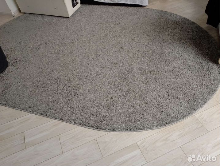 Ковер средний ворс серый