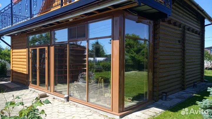 Остекление панорамное для загородного дома