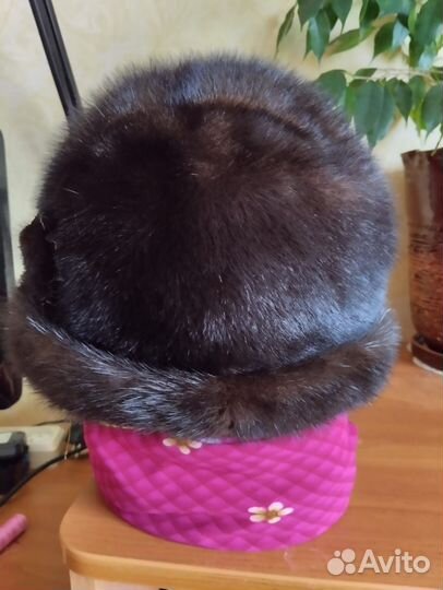 Шапка норковая женская