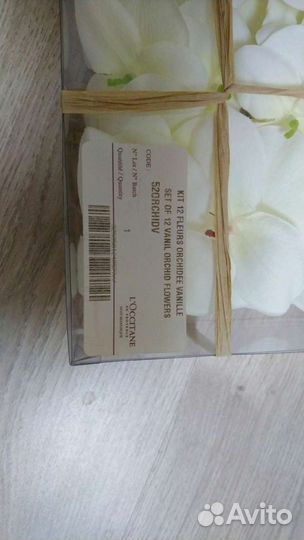 4 набора декоративных ванильных орхидей