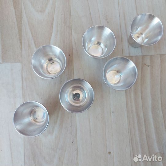 Стопки металлические комплект 6 штук