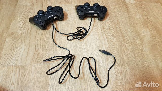 Спаренный (на один слот usb) геймпад DVTech PC/PS2