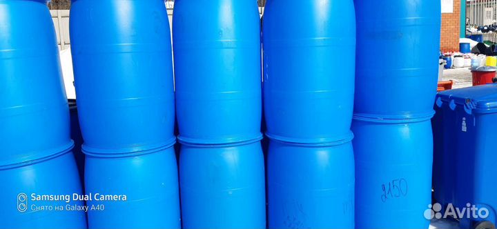 Бочка пластика 227литр 65л 127л 165л доставка ест