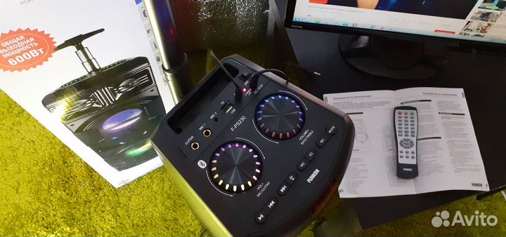 Напольная Pro Аудио Система 600 Вт Блютуз