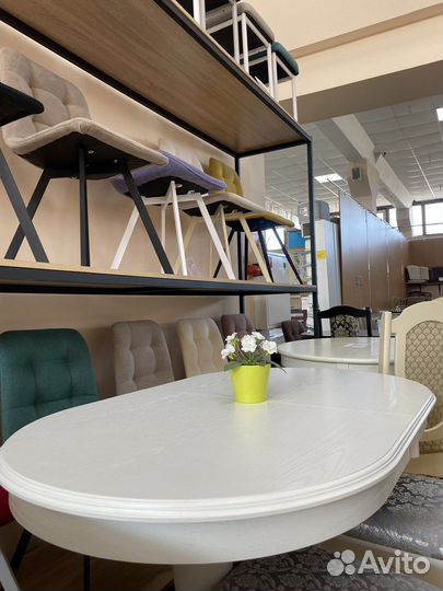 Стол массив «Овал» раздвижной