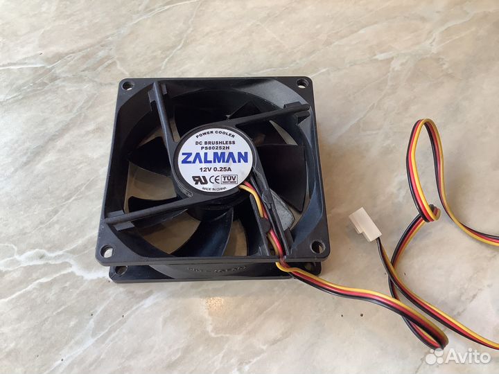 Вентилятор новый zalman 80х80 мм