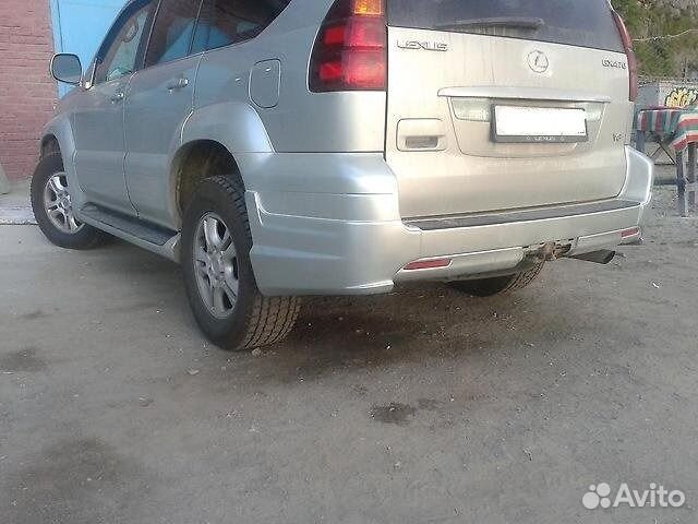 Lexus GX 470 клыки на задний бампер