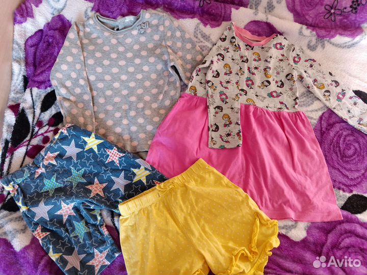 Вещи на девочку пакетом 98-104