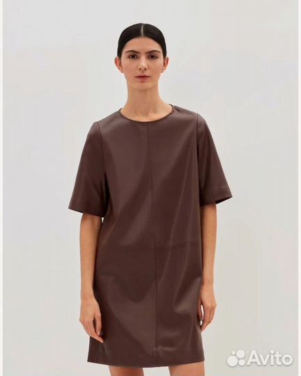 Платье экокожа (новое)