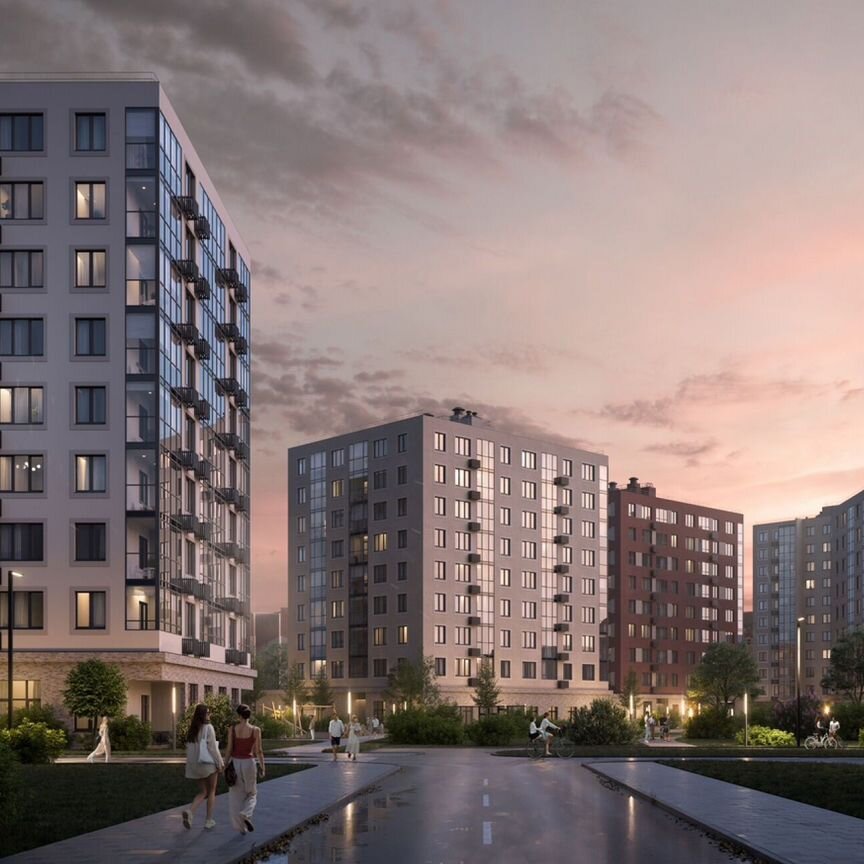 2-к. квартира, 61,6 м², 3/11 эт.