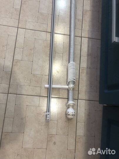 Карнизы для штор двухрядный настенный