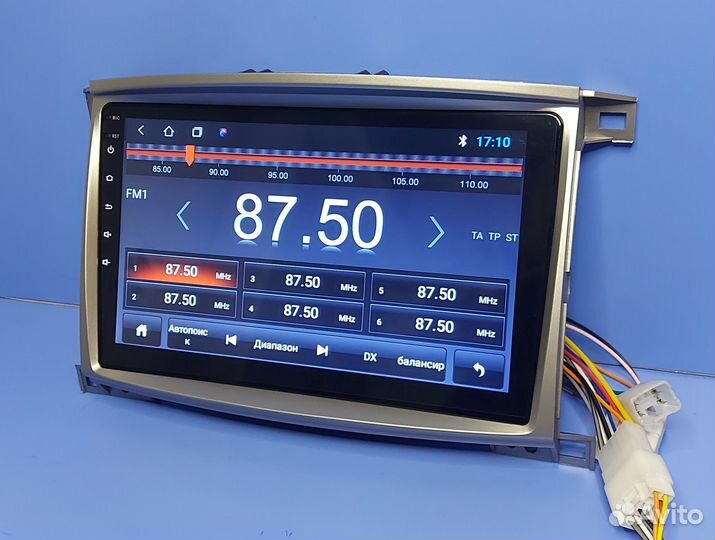 Магнитола android Toyota Land Cruiser 03-07 10