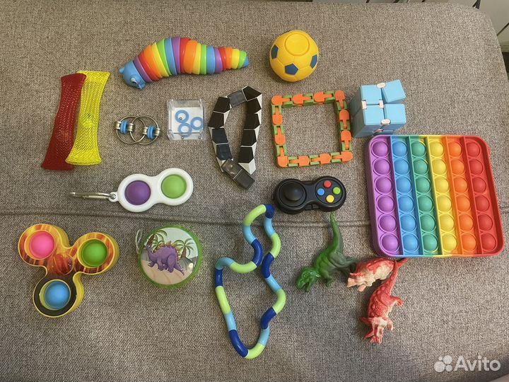 Игрушки-антистресс, головоломки