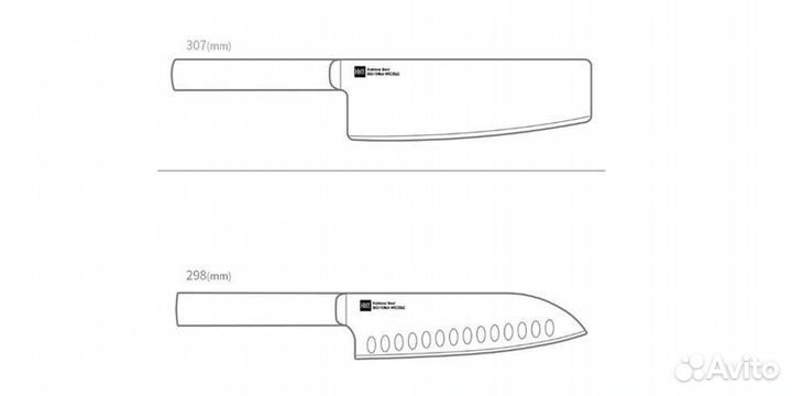 Набор ножей Xiaomi Huo Hou Heat Knife Set Two-Piec