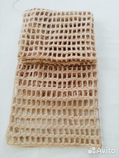 Палантин, Шарф, сеточка ручной работы