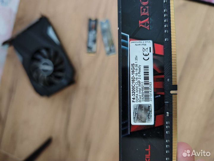G.skill Aegis(8 гб x 2) 3200 мгц CL16 F4-3200C16D