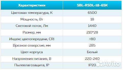 Накладной (LED) светильник round SDL smartbuy-18W