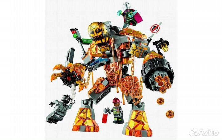 Конструктор Super Hero Бой с расплавленным человек