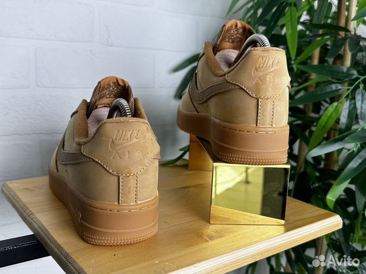 Кроссовки мужские Nike Air Force 1 41-46 оранжевые