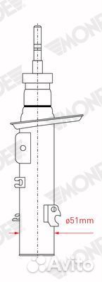 G8099 monroe Амортизатор