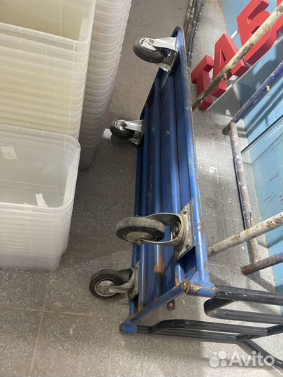 Тележка с платформой для коробок прочная